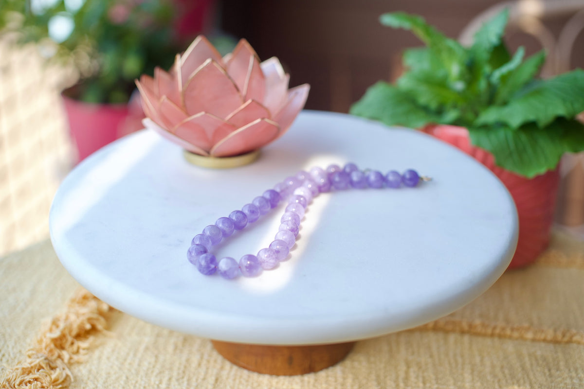 Amethyst Gemstone Necklace // One of a Kind
