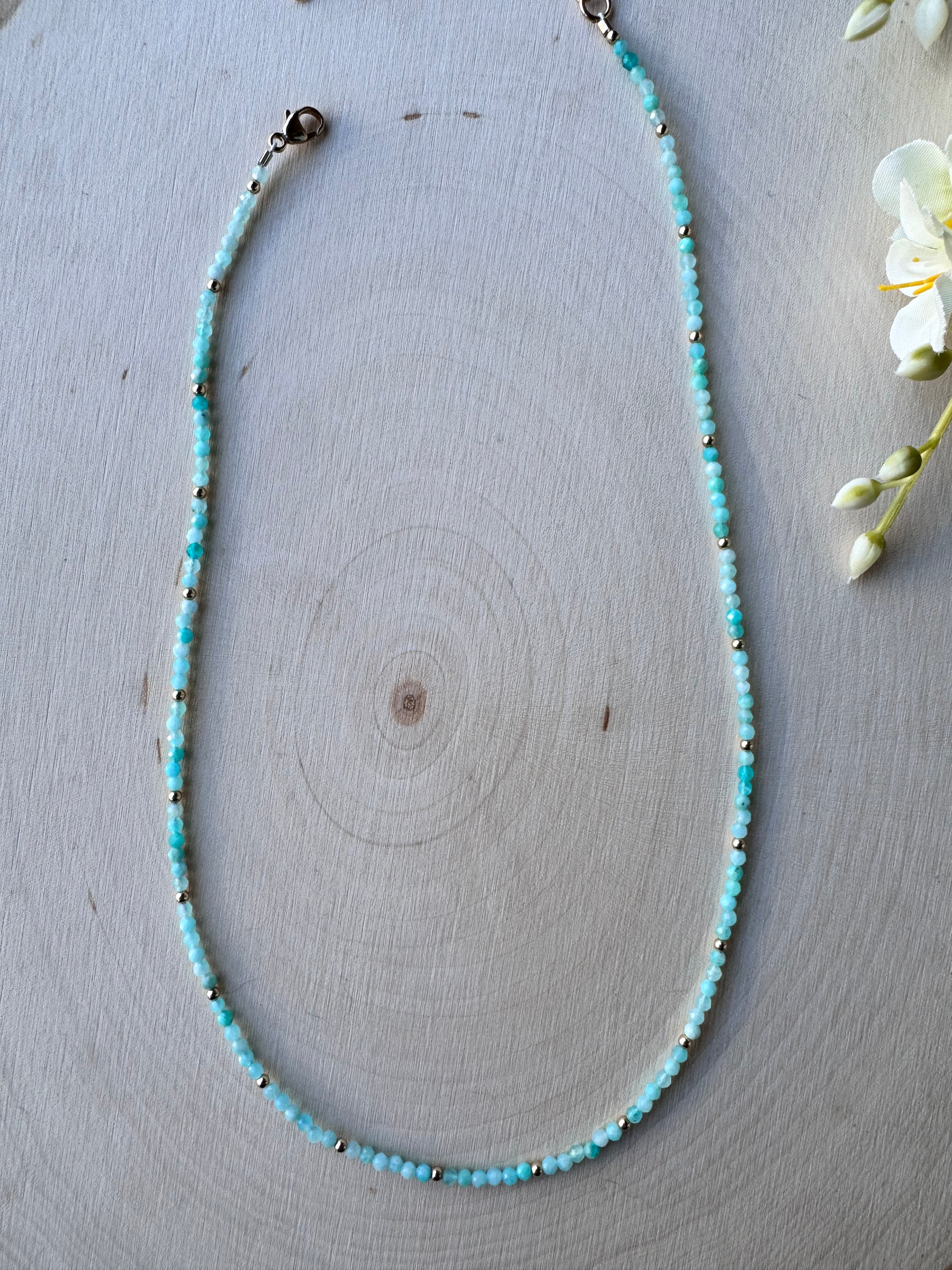 The Caribbean Sea Gemstone Necklace