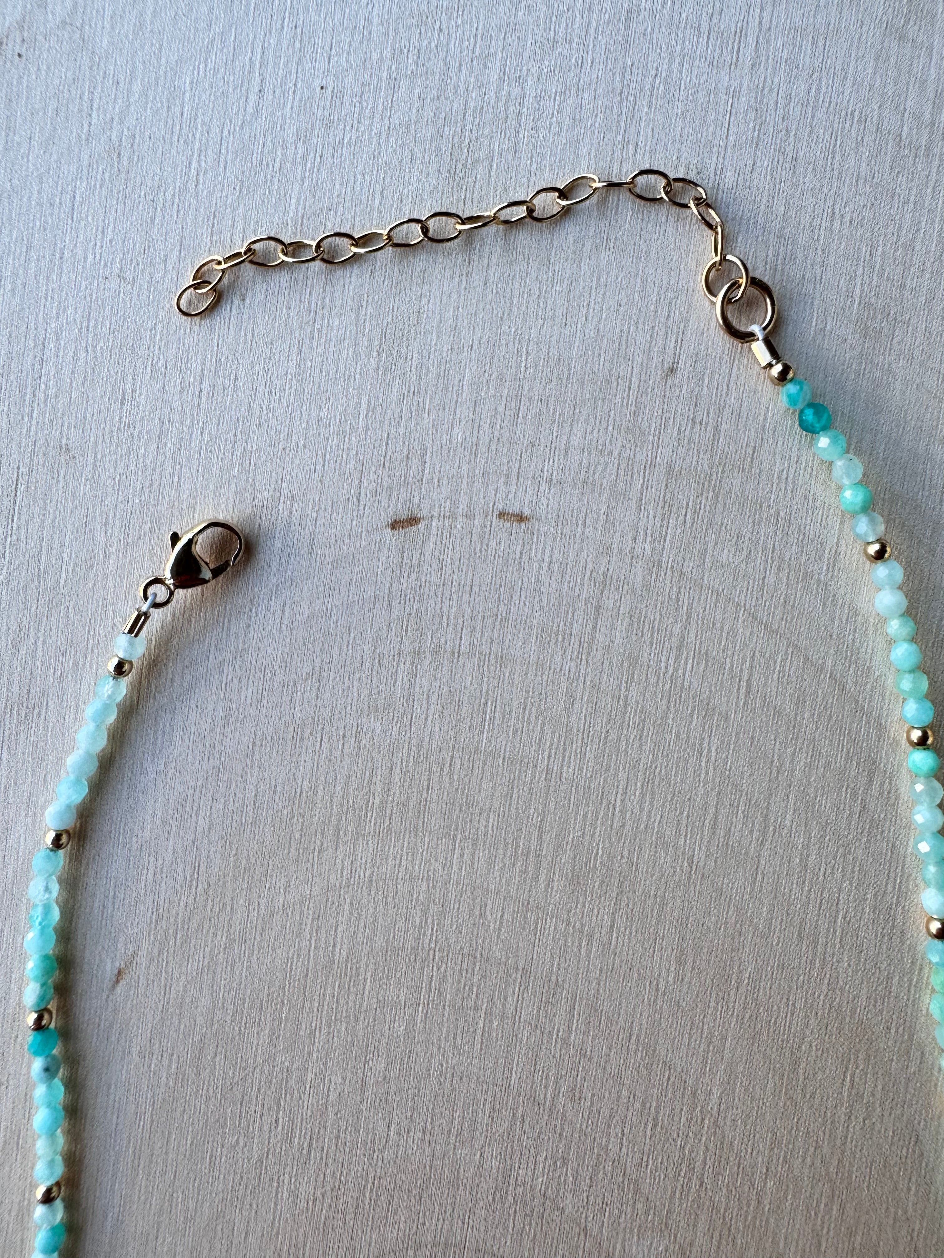 The Caribbean Sea Gemstone Necklace