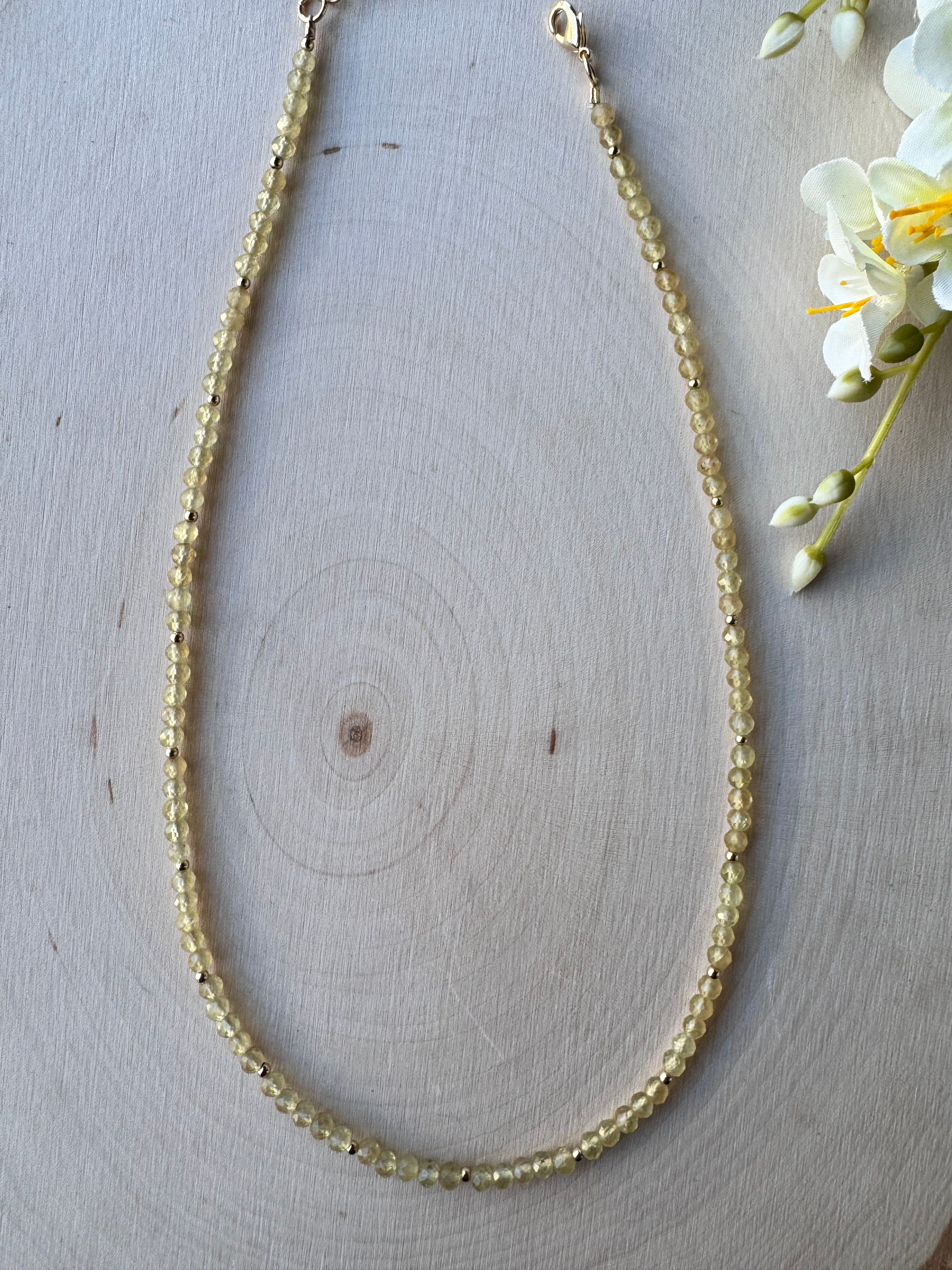 The Golden Hour Gemstone Necklace