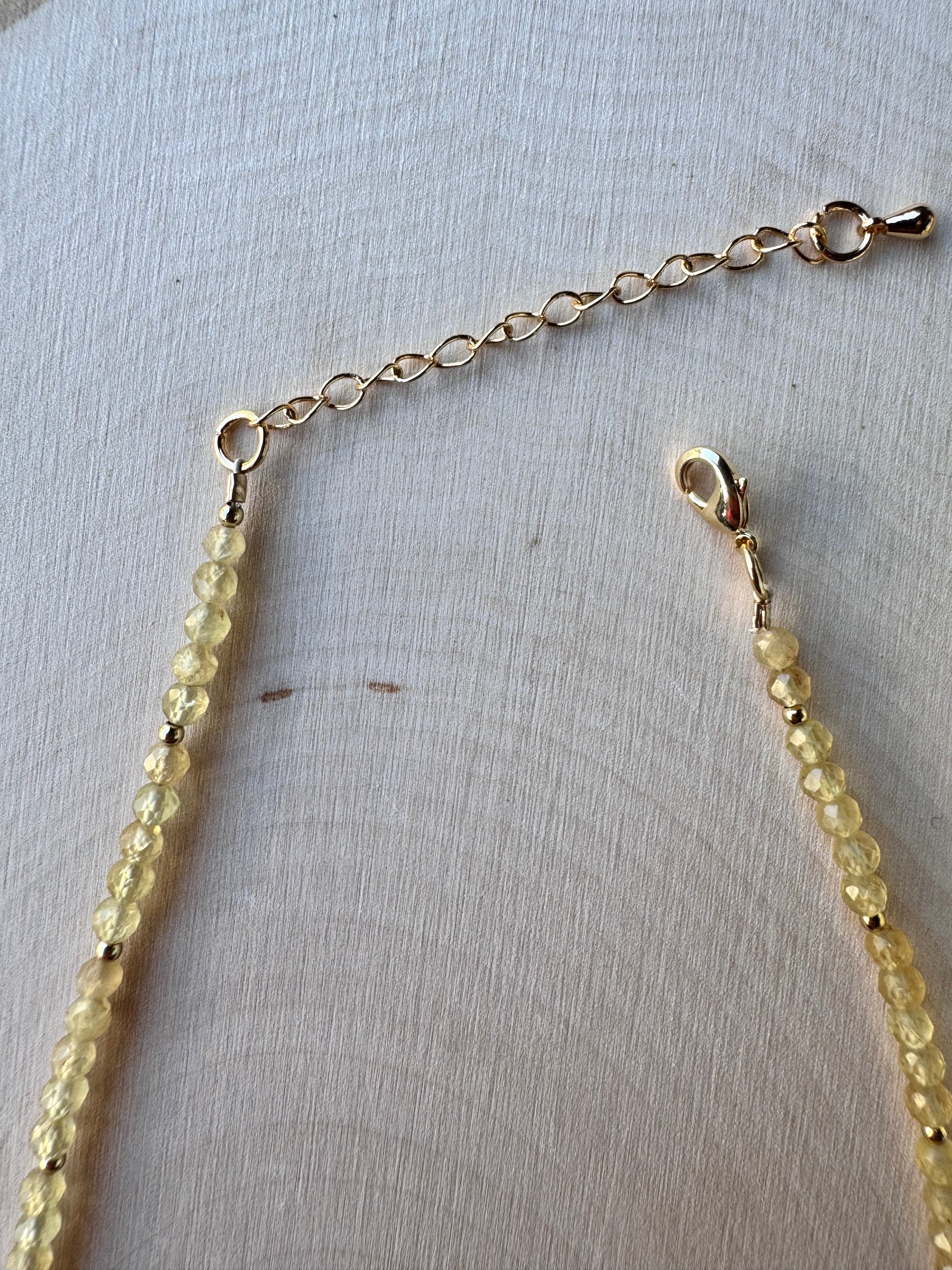 The Golden Hour Gemstone Necklace