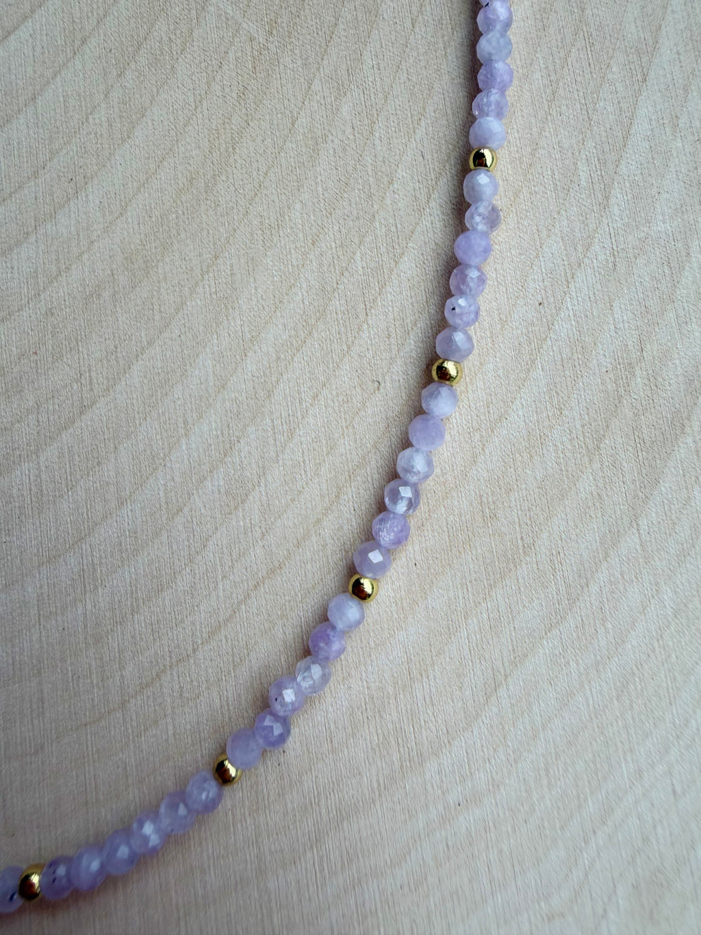 Kunzite Gemstone Necklace // Lover Collection
