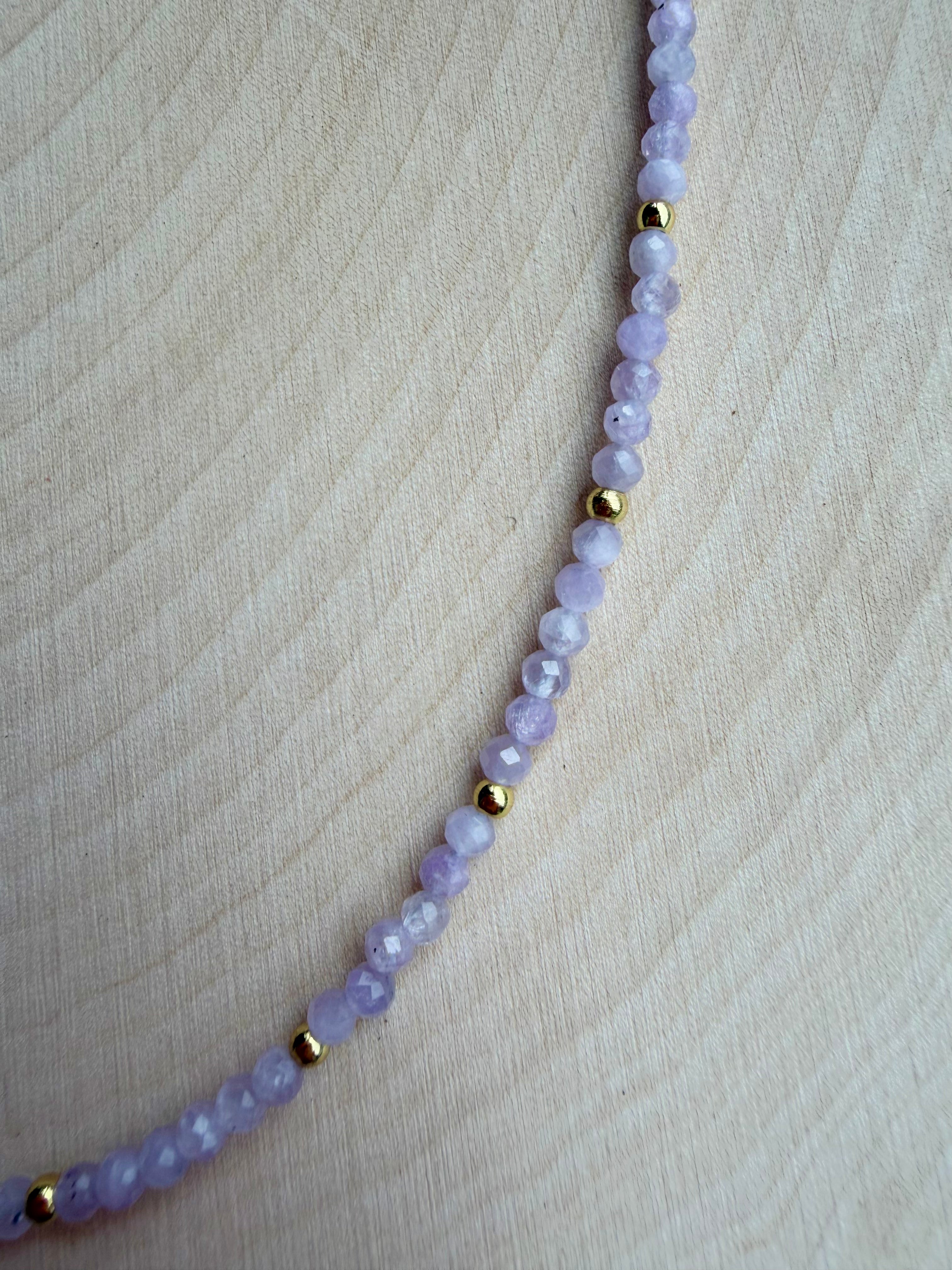 Kunzite Gemstone Necklace // Lover Collection