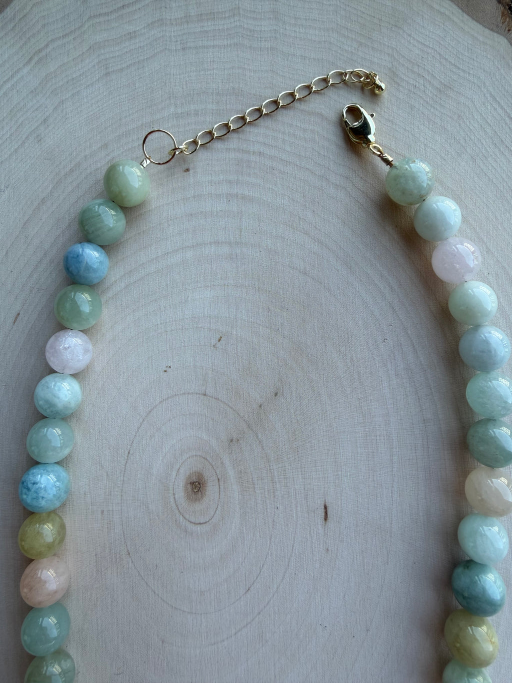 Morganite Gemstone Necklace // One of a Kind