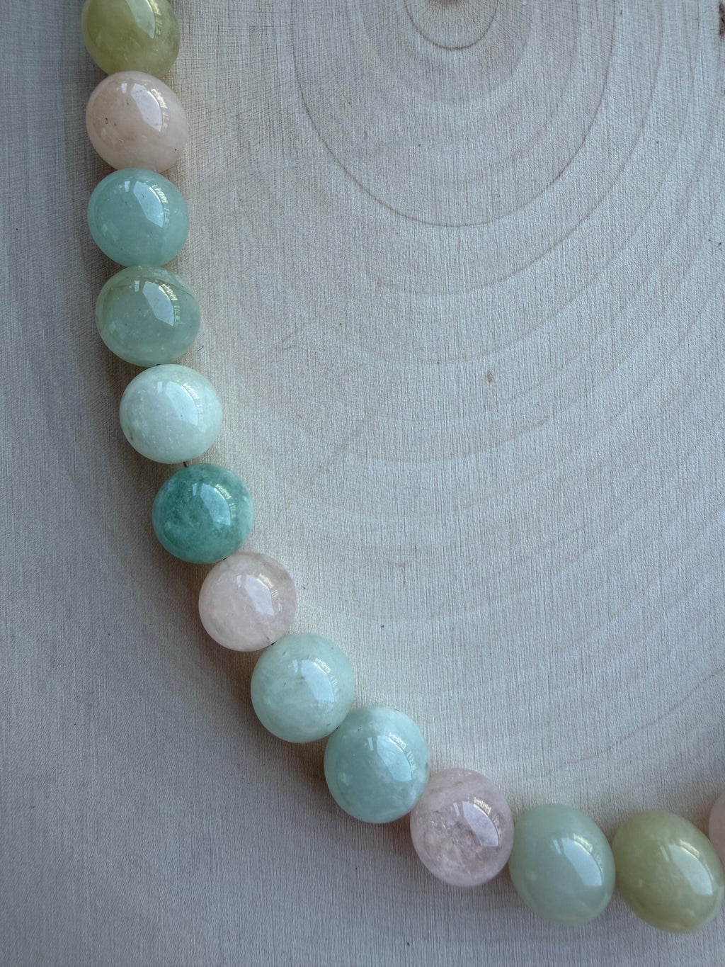 Morganite Gemstone Necklace // One of a Kind