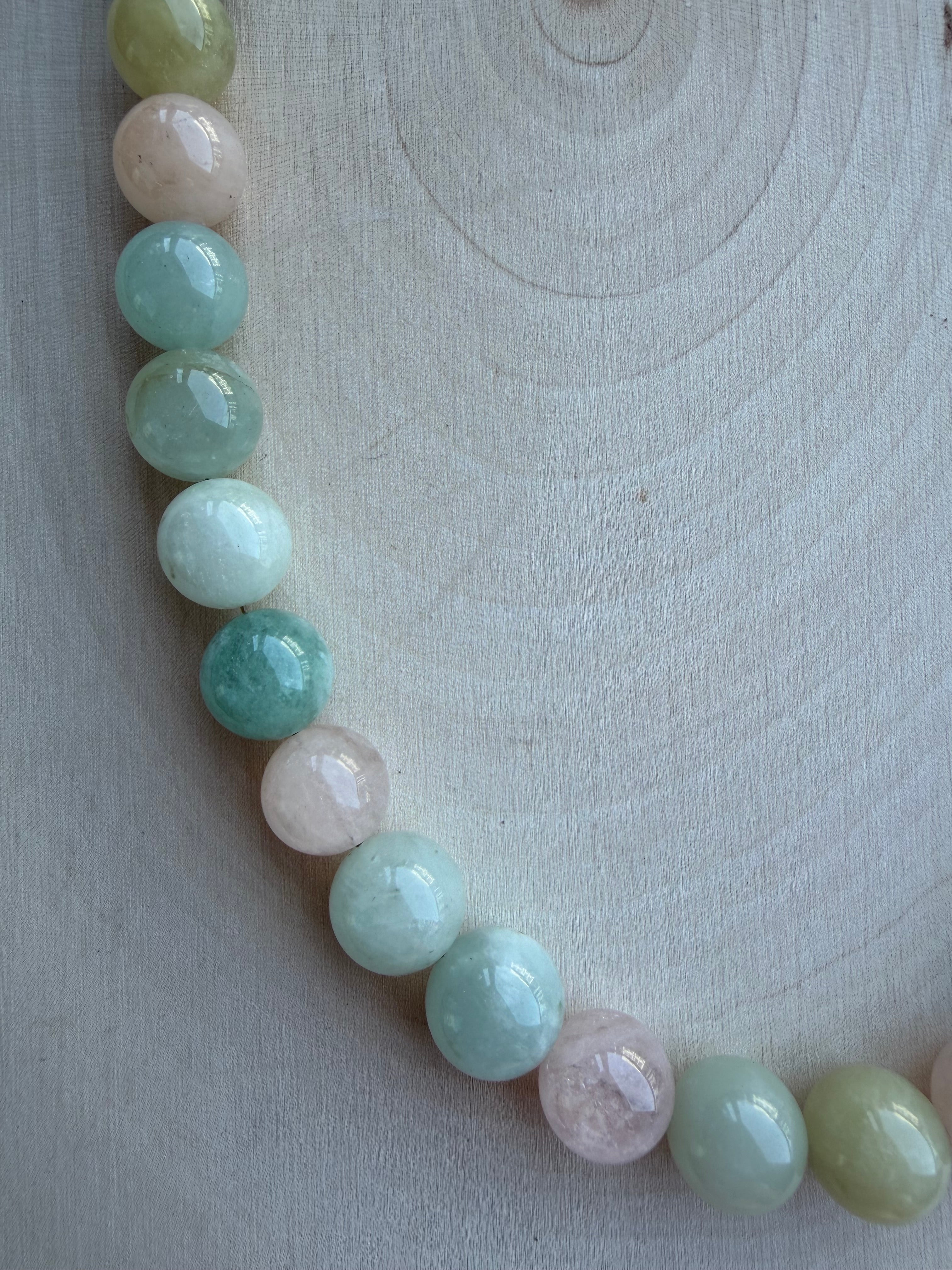 Morganite Gemstone Necklace // One of a Kind