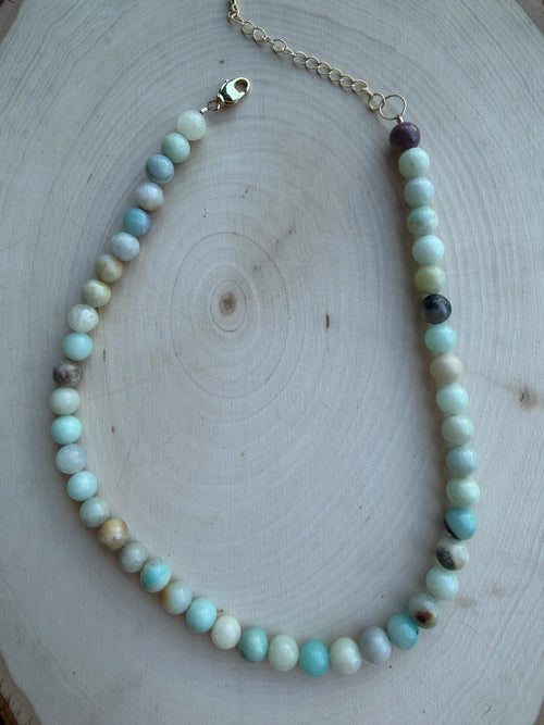 Amazonite Gemstone Necklace // One of a Kind