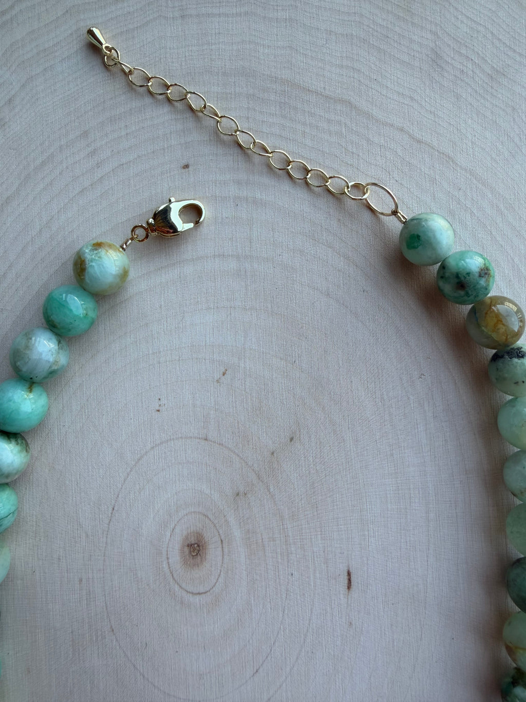 Chrysocolla Gemstone Necklace // One of a Kind