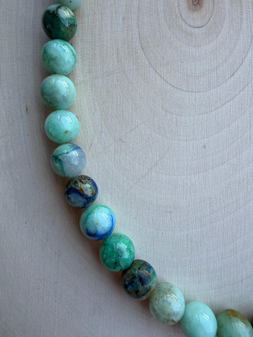 Chrysocolla Gemstone Necklace // One of a Kind