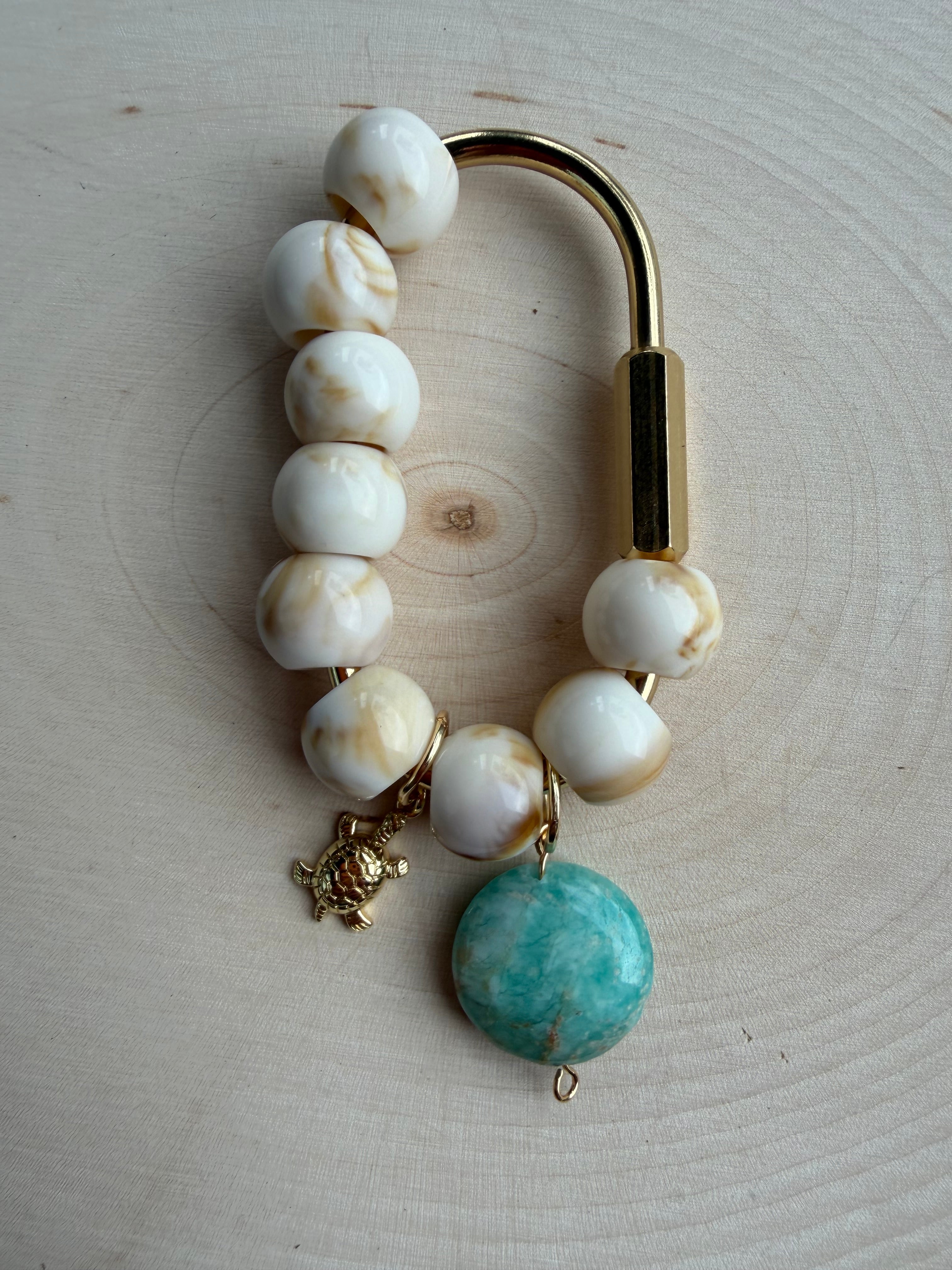 Sand and Sea Bag Charm