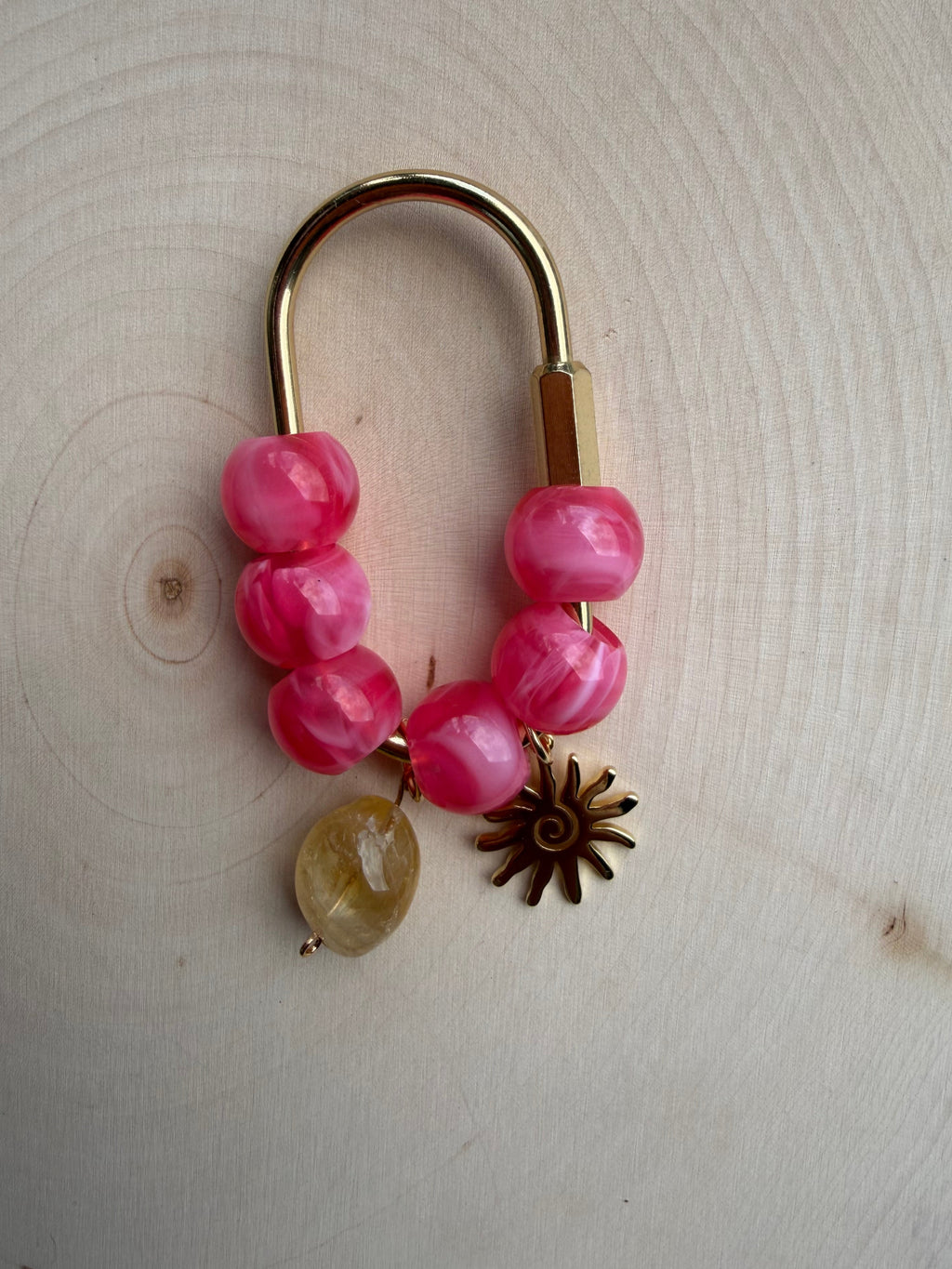 Sunburst Bag Charm