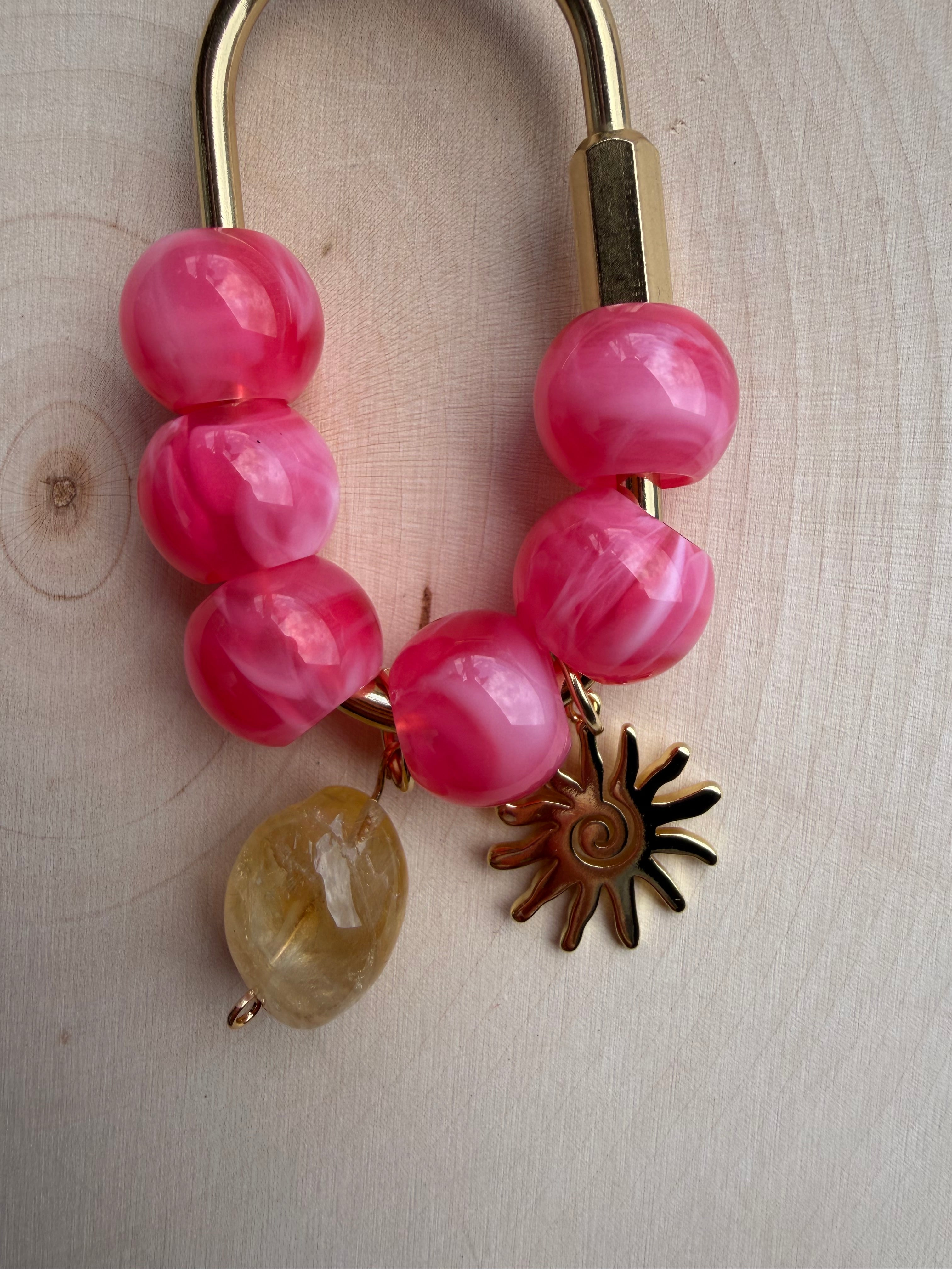 Sunburst Bag Charm