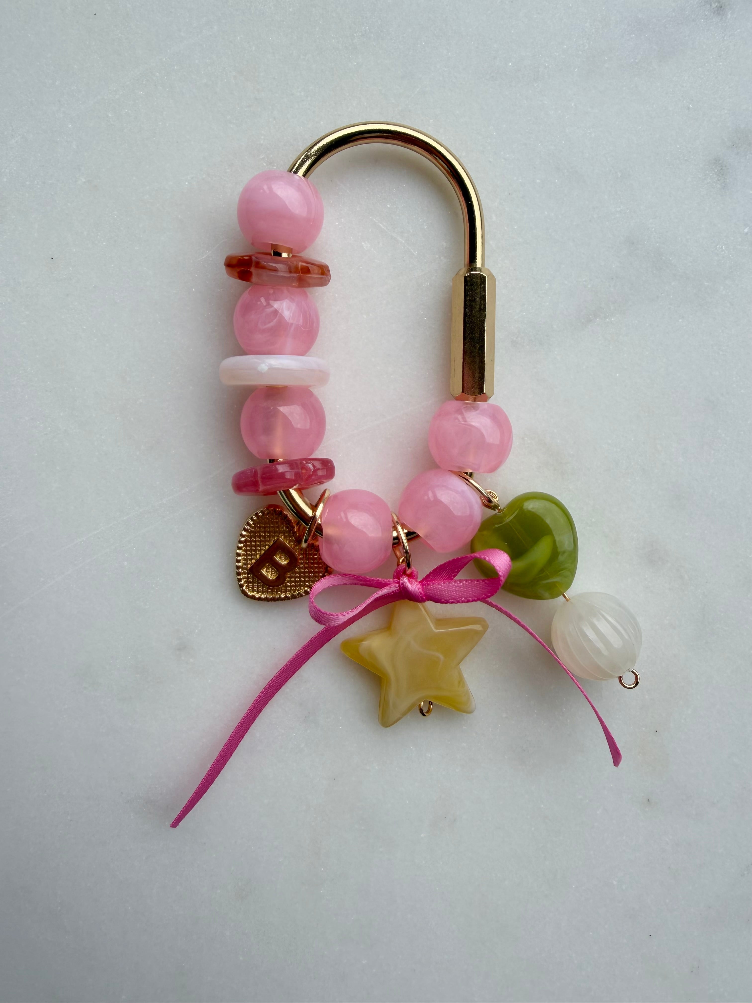 Whimsy Dreams Bag Charm // Custom Initial