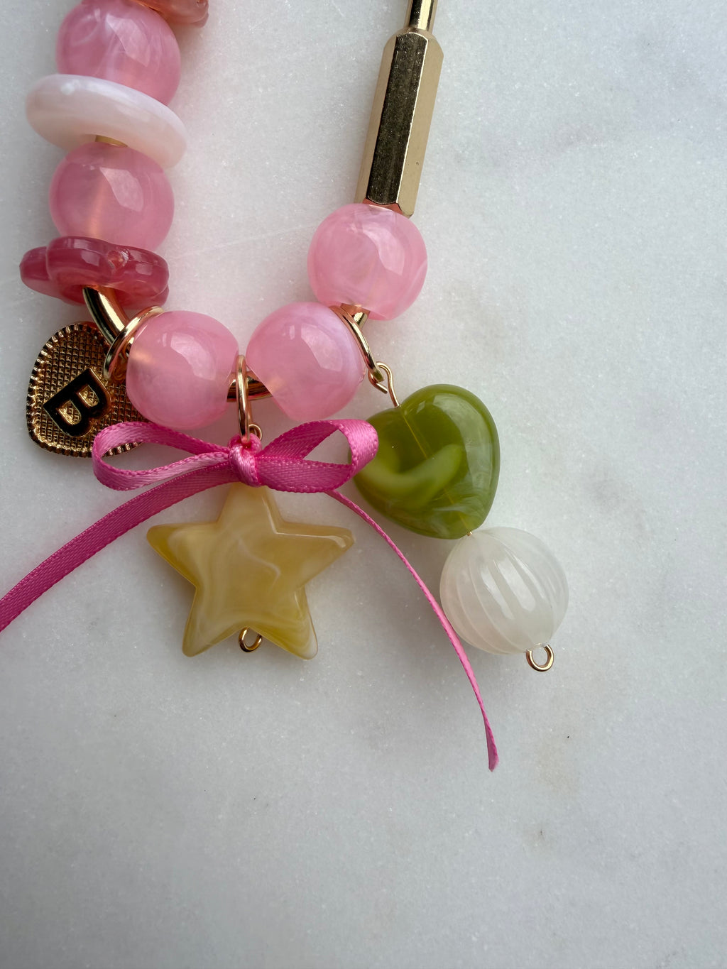 Whimsy Dreams Bag Charm // Custom Initial