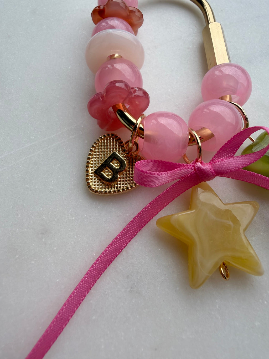 Whimsy Dreams Bag Charm // Custom Initial