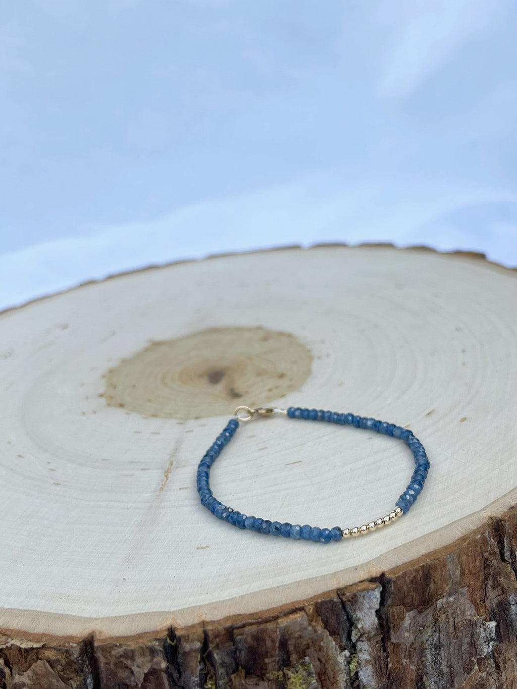 Sapphire Gemstone Birthstone Bracelet
