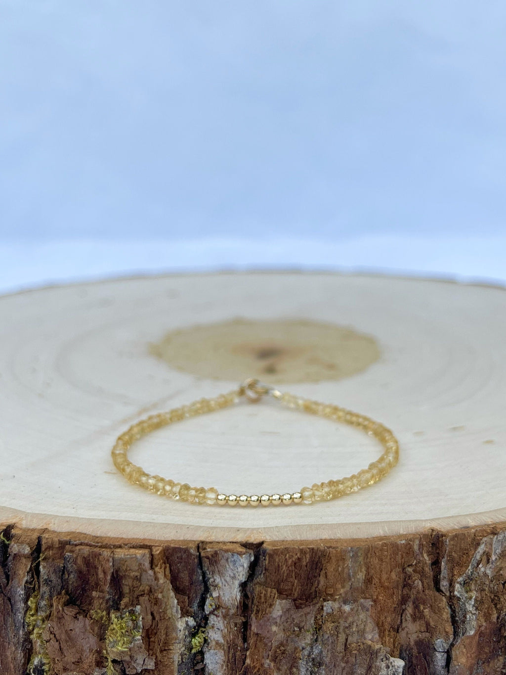 Citrine Gemstone Birthstone Bracelet